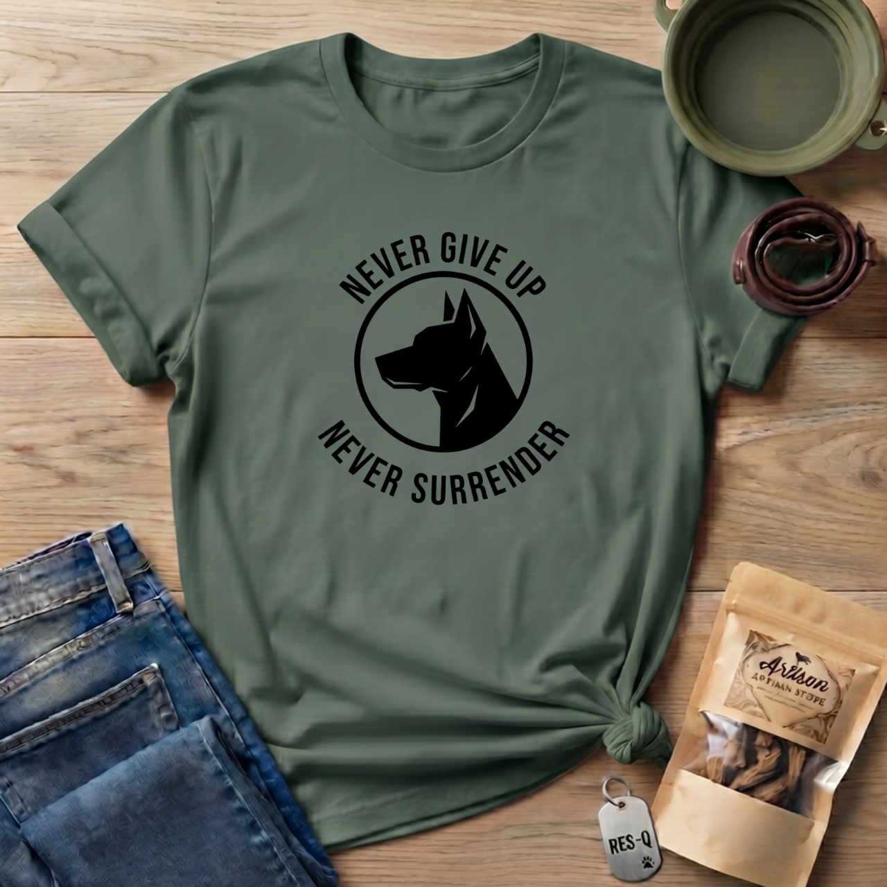 Never Give Up Never Surrender T-Shirt
