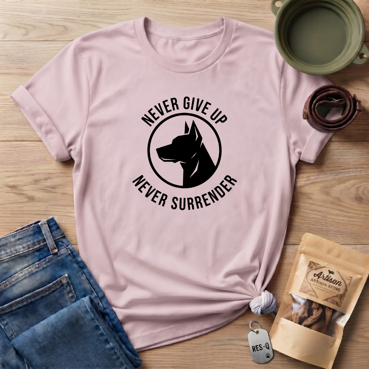 Never Give Up Never Surrender T-Shirt