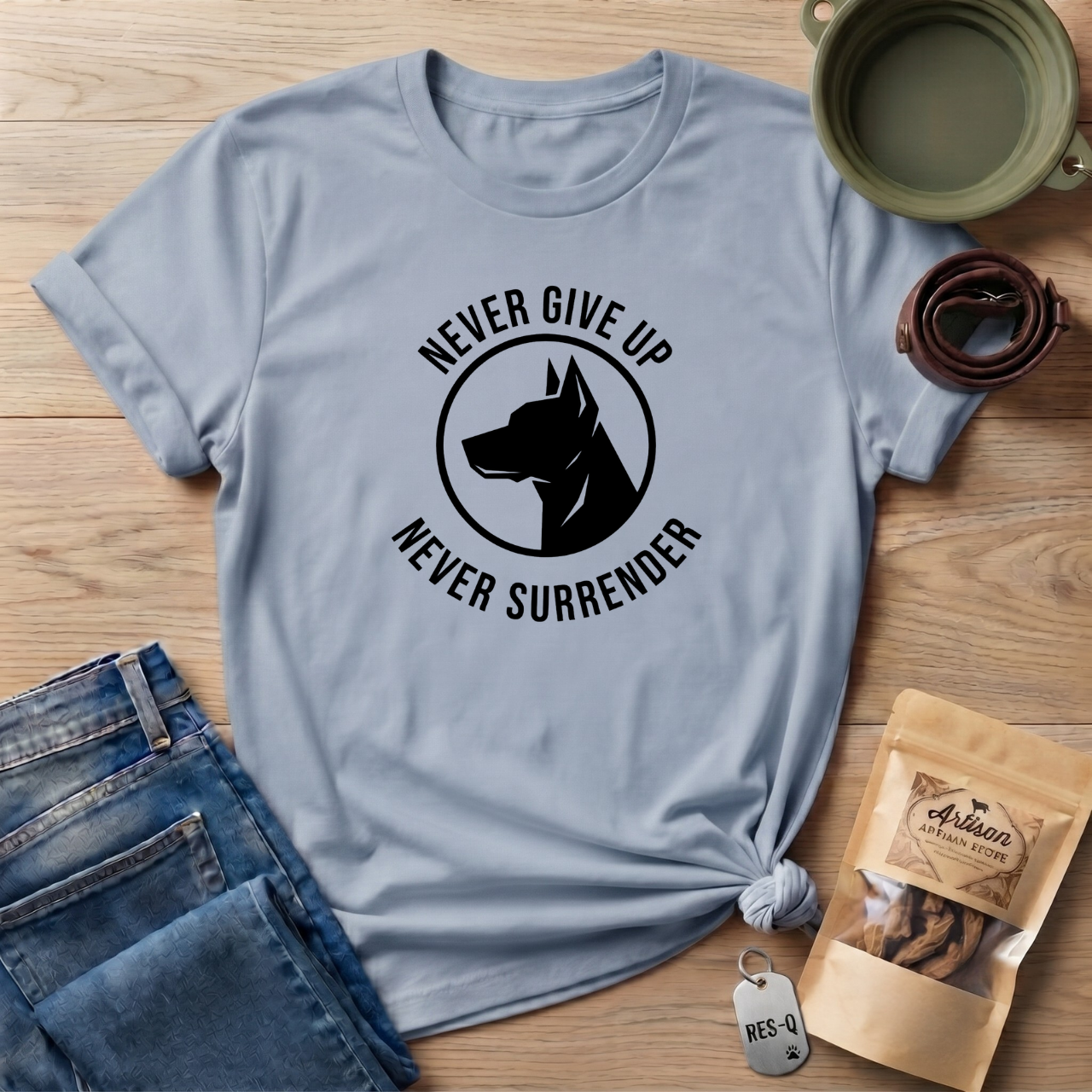 Never Give Up Never Surrender T-Shirt