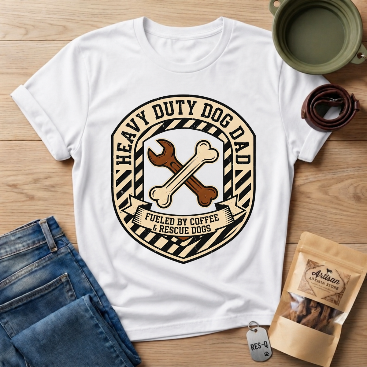 Heavy Duty Dog Dad T-Shirt