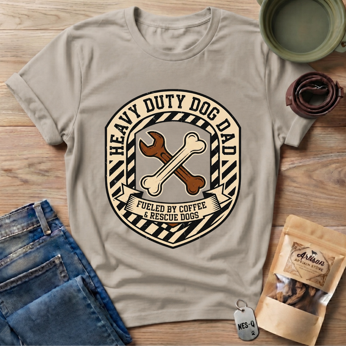 Heavy Duty Dog Dad T-Shirt