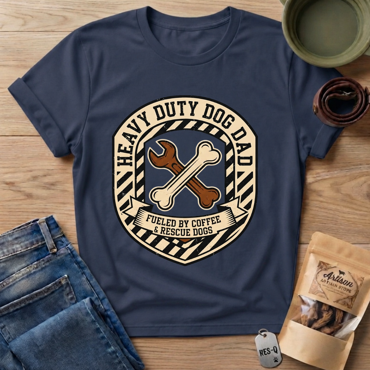 Heavy Duty Dog Dad T-Shirt