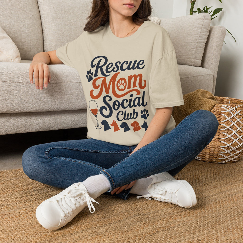 Rescue Mom Social Club T-Shirt
