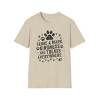 Leave A Mark Kindness And Treats Everywhere Dark Graphic T-Shirt