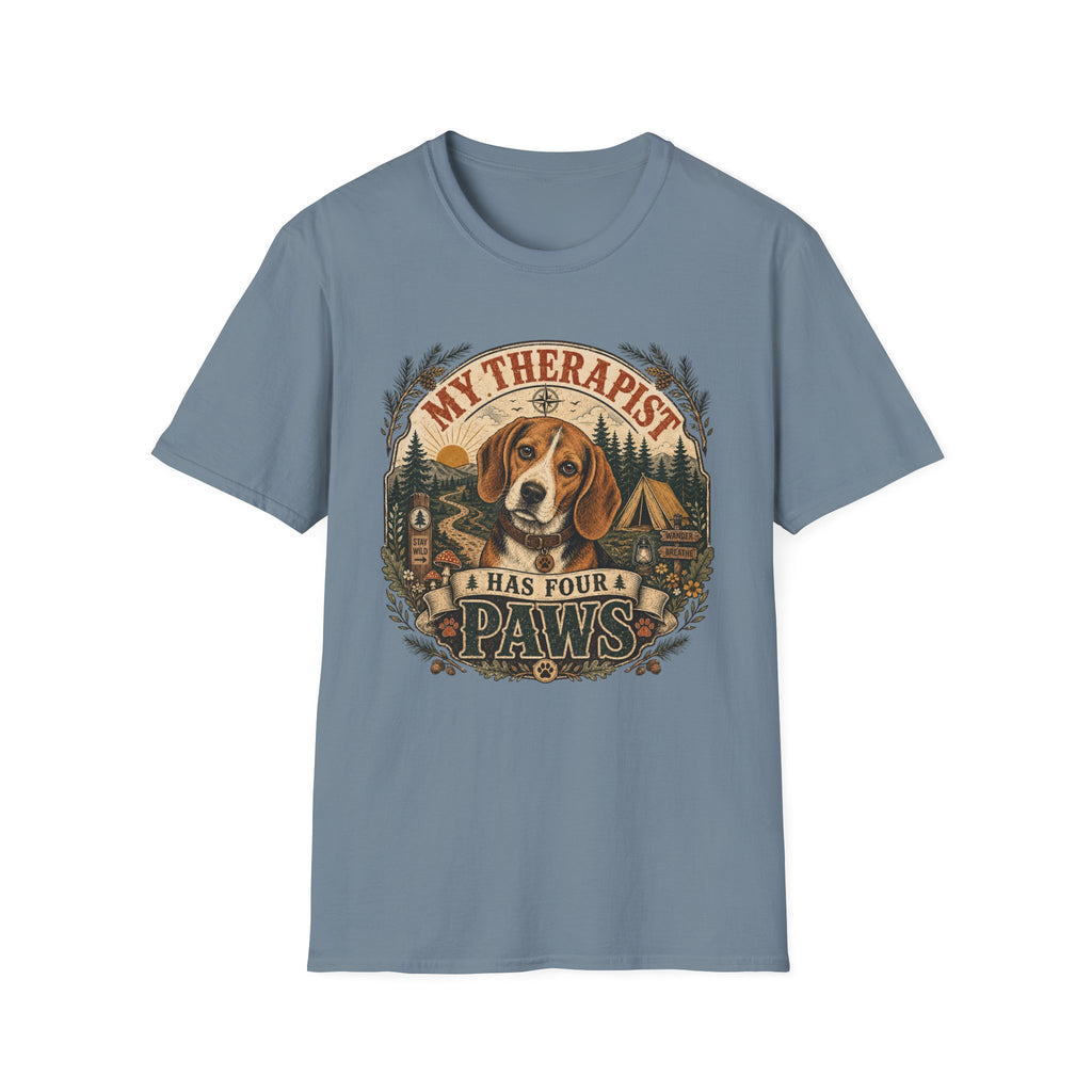 Beagle My Therapist Has Four Paws T-Shirt