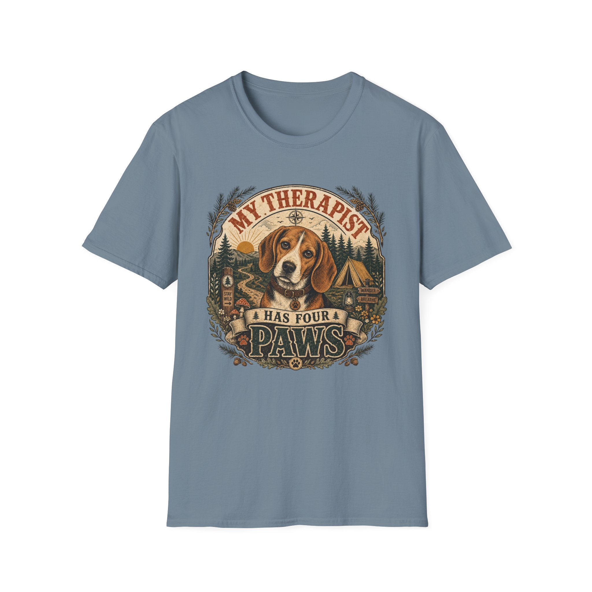 Beagle My Therapist Has Four Paws T-Shirt