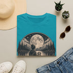 T-Shirt — 'My Favorite Hello, Hardest Goodbye' Moonlit Dog & Kid Scene