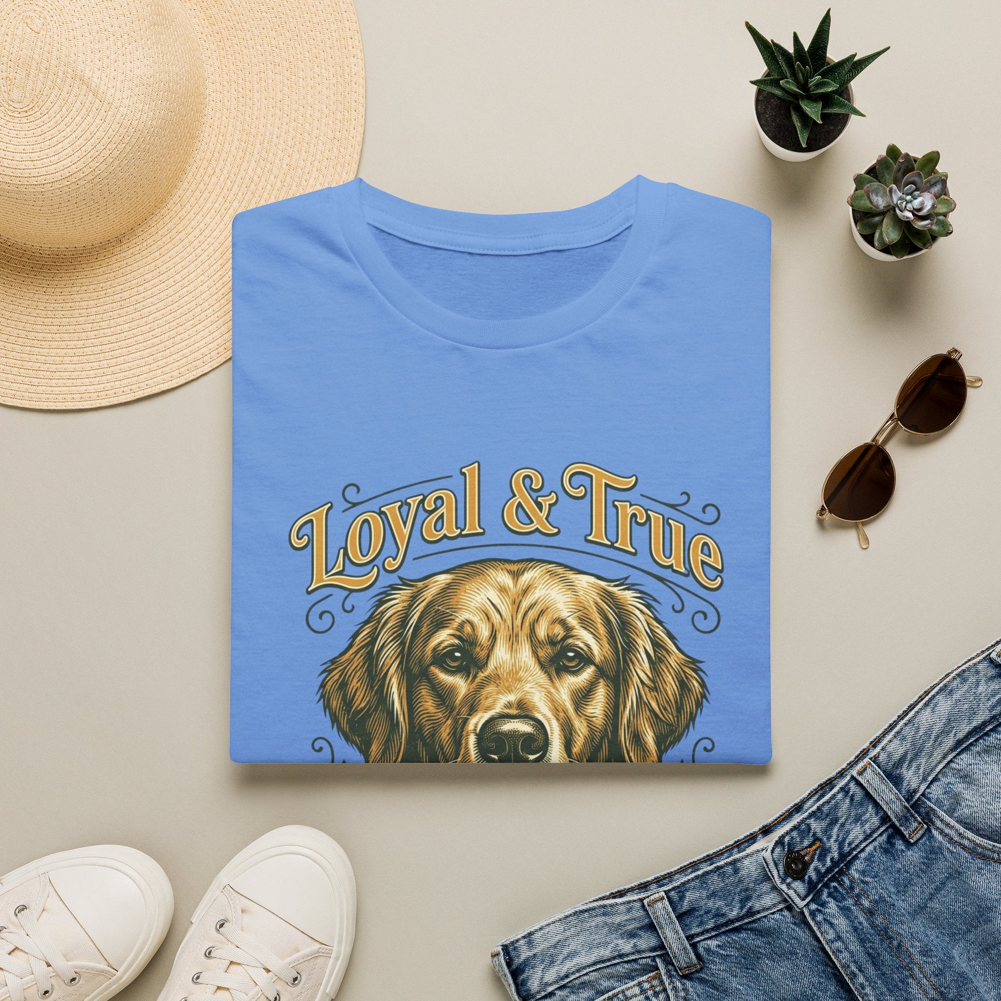 Loyal and True Golden Retriever T-Shirt