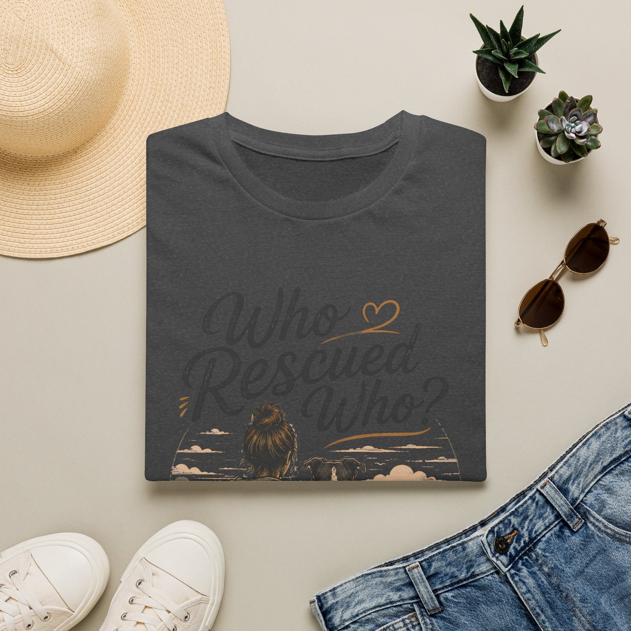 Who Rescued Who T-Shirt