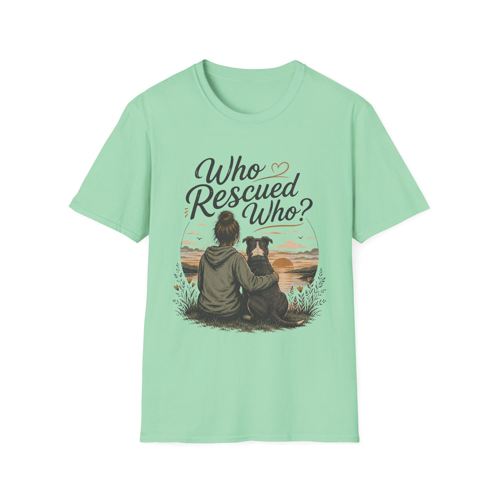 Who Rescued Who T-Shirt