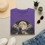 T-Shirt — 'My Favorite Hello, Hardest Goodbye' Moonlit Dog & Kid Scene