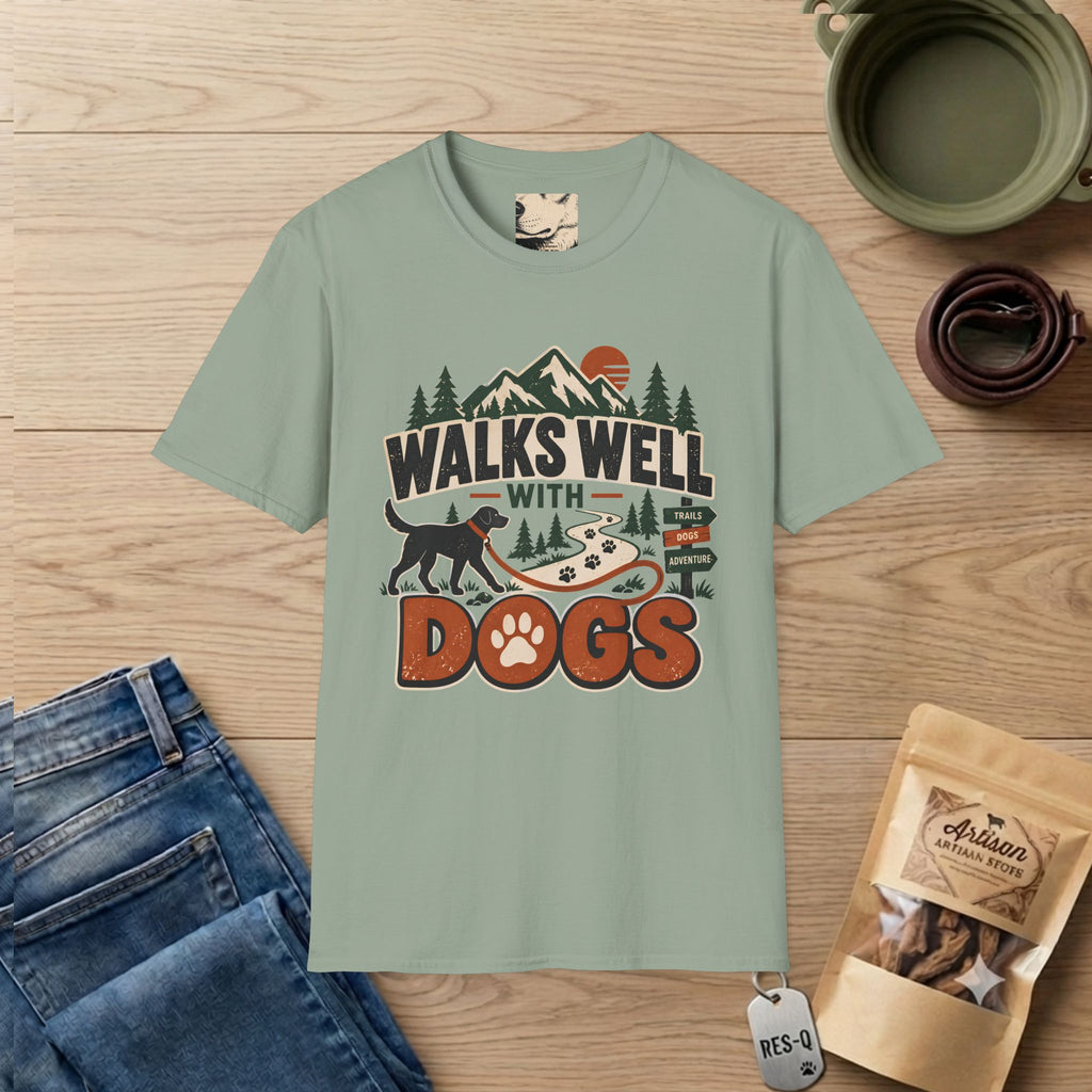 Walks Well Dogs T-Shirt