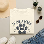 Leave A Mark Kindness and Treats Everywhere Pawprint T-Shirt