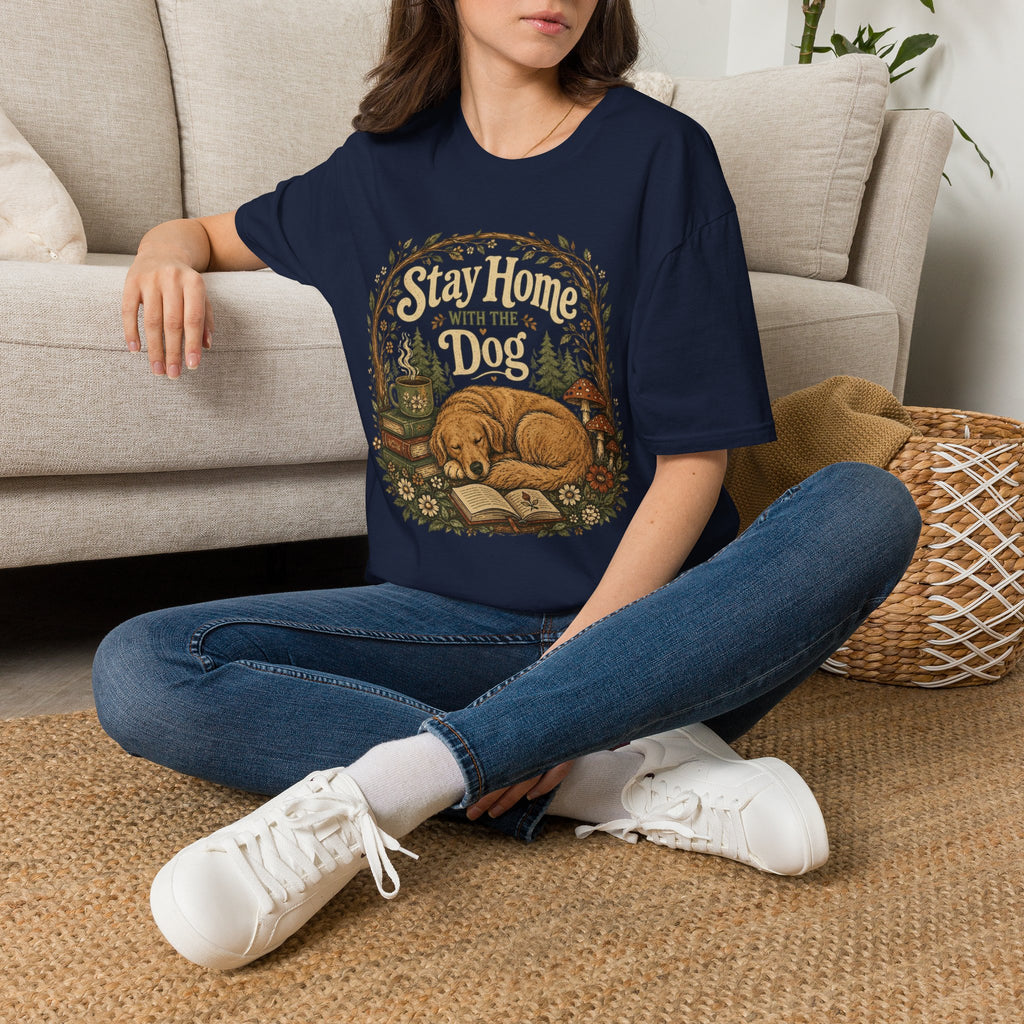 Stay Home With The Dog T-Shirt