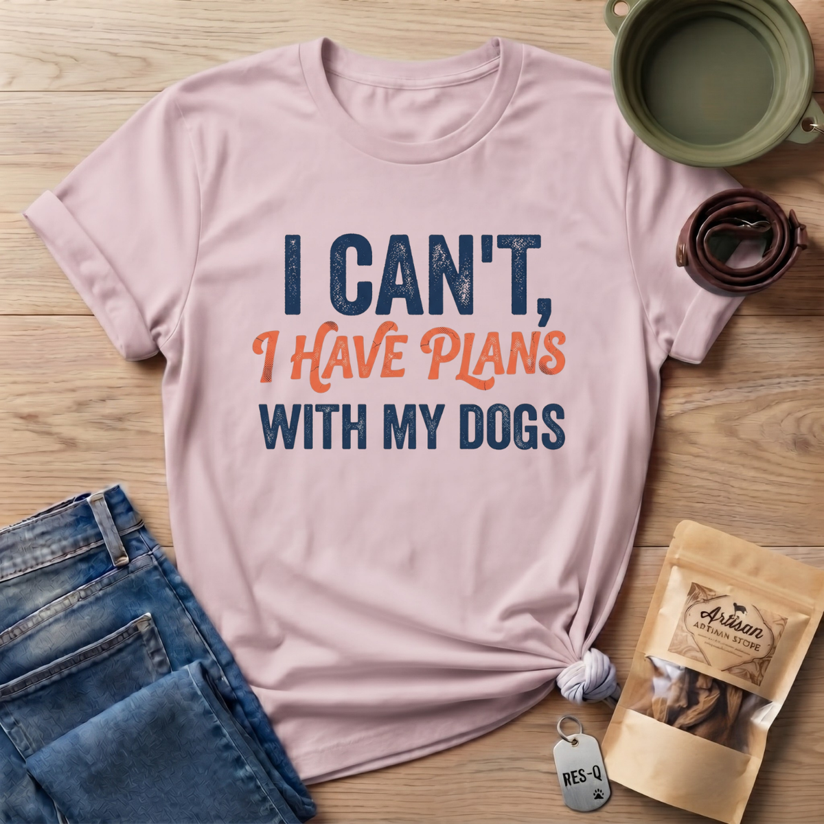 Plans With My Dogs T-Shirt