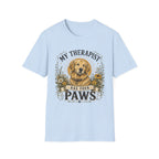 Golden Retriever My Therapist Has Four Paws T-shirt