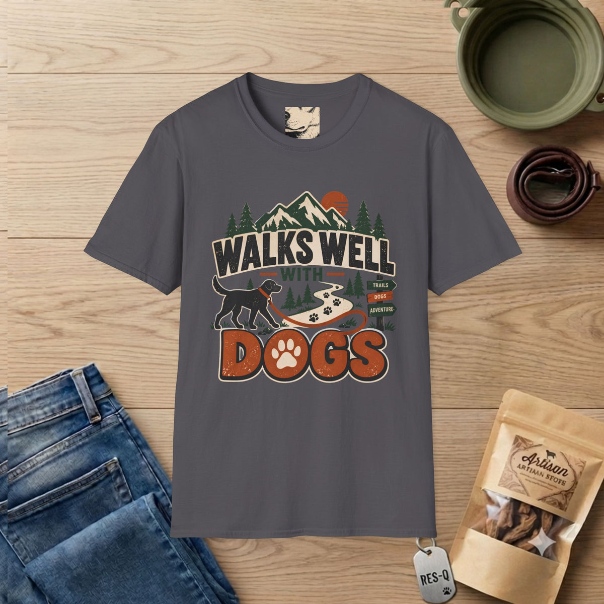 Walks Well Dogs T-Shirt