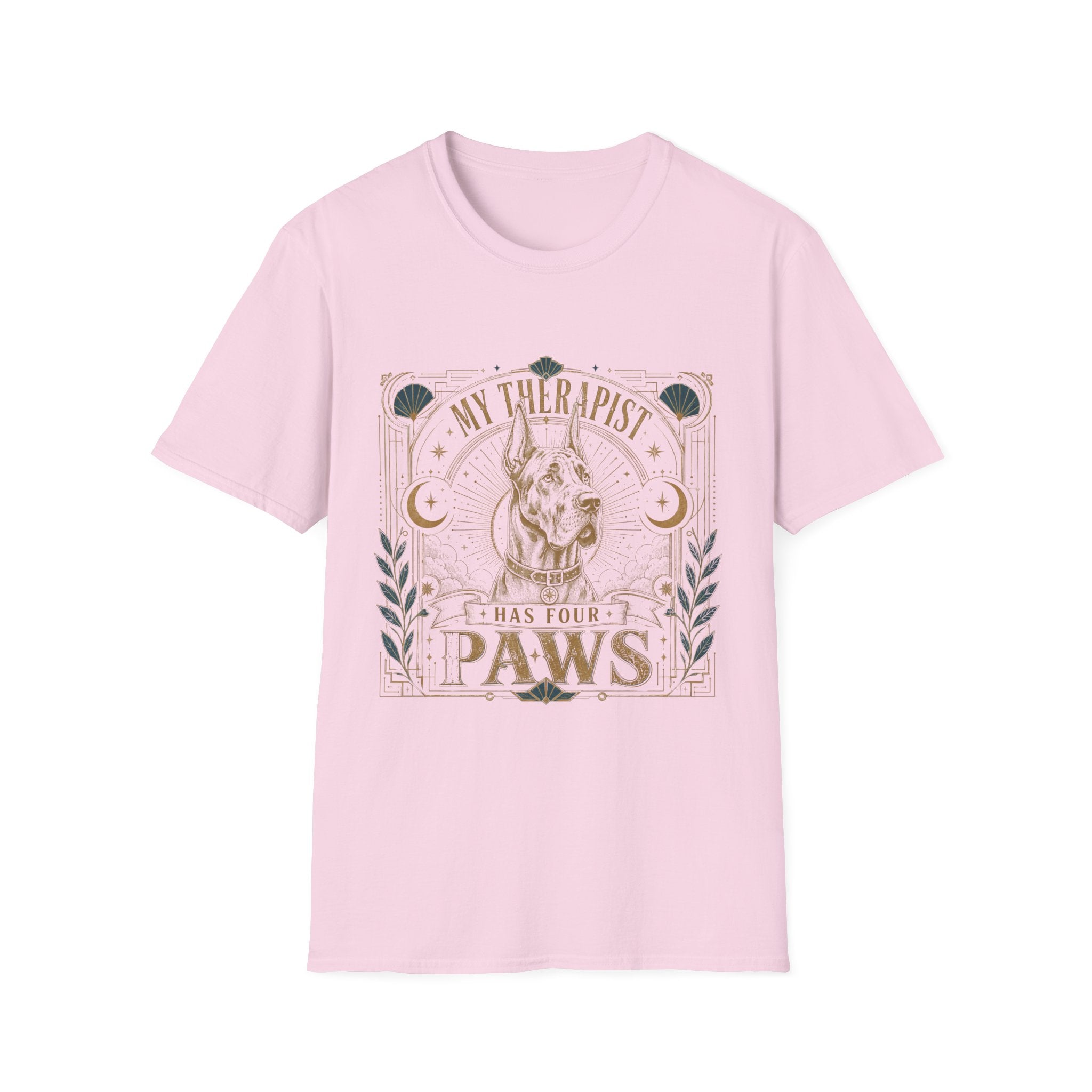 Great Dane My Therapist Has Four Paws T-Shirt