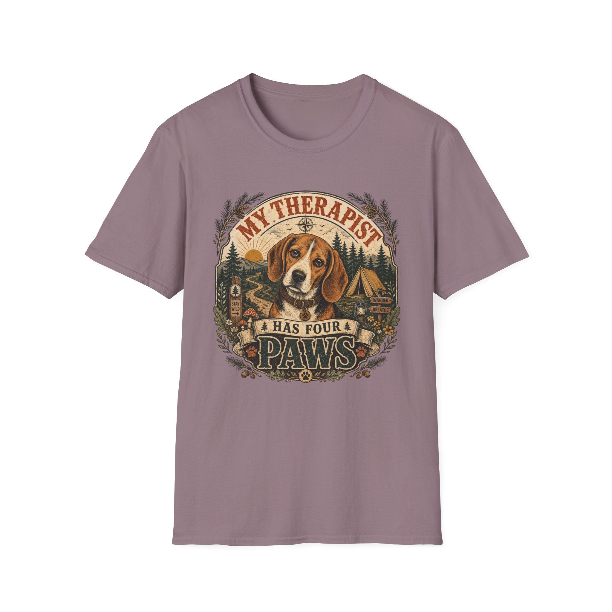 Beagle My Therapist Has Four Paws T-Shirt