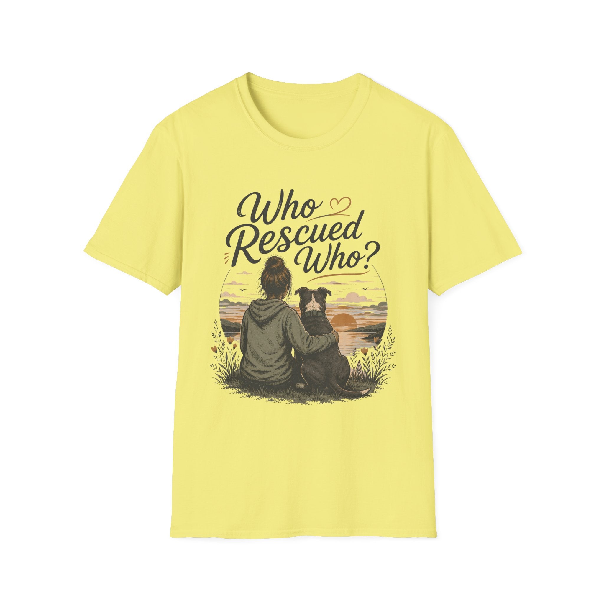 Who Rescued Who T-Shirt