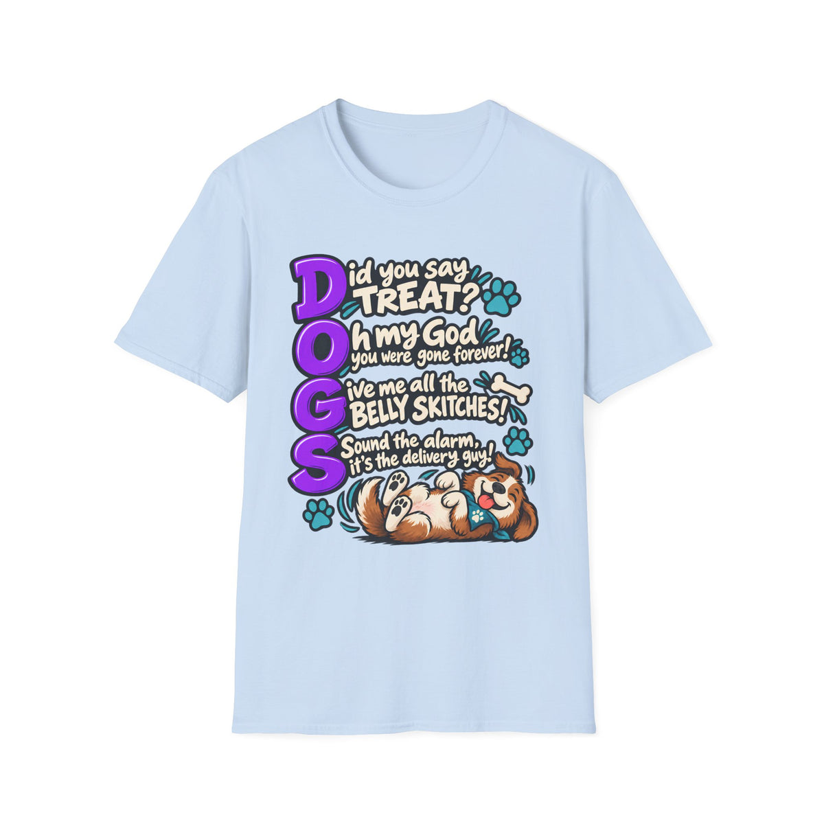 Violet DOGS   T-Shirt