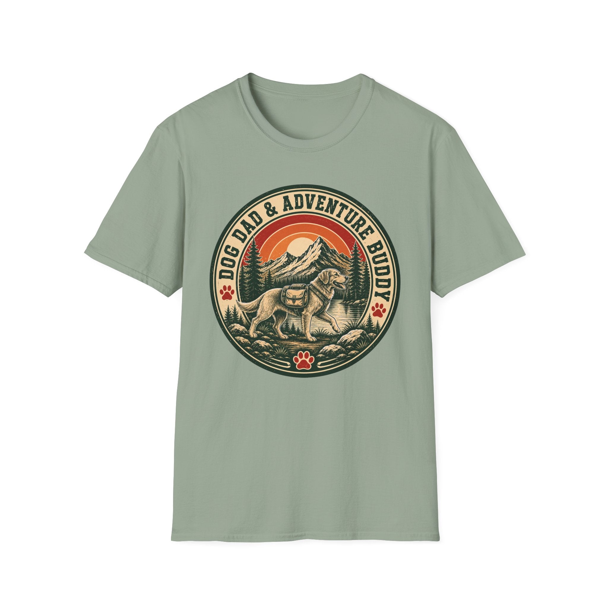 Dog Dad Adventure Buddy T-Shirt
