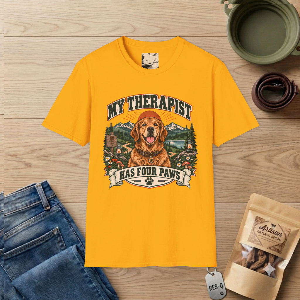 Golden Retriever Therapist T-Shirt