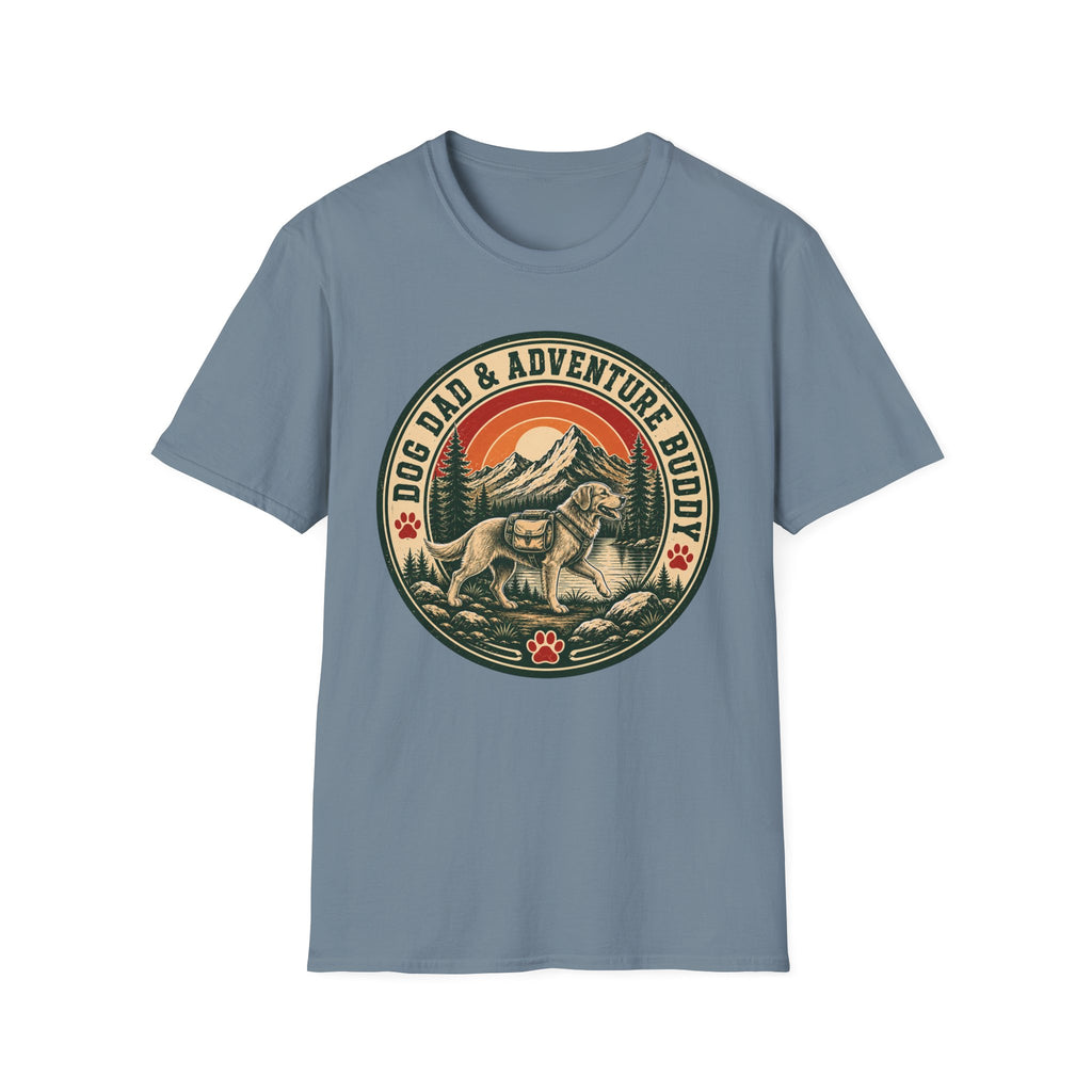 Dog Dad Adventure Buddy T-Shirt