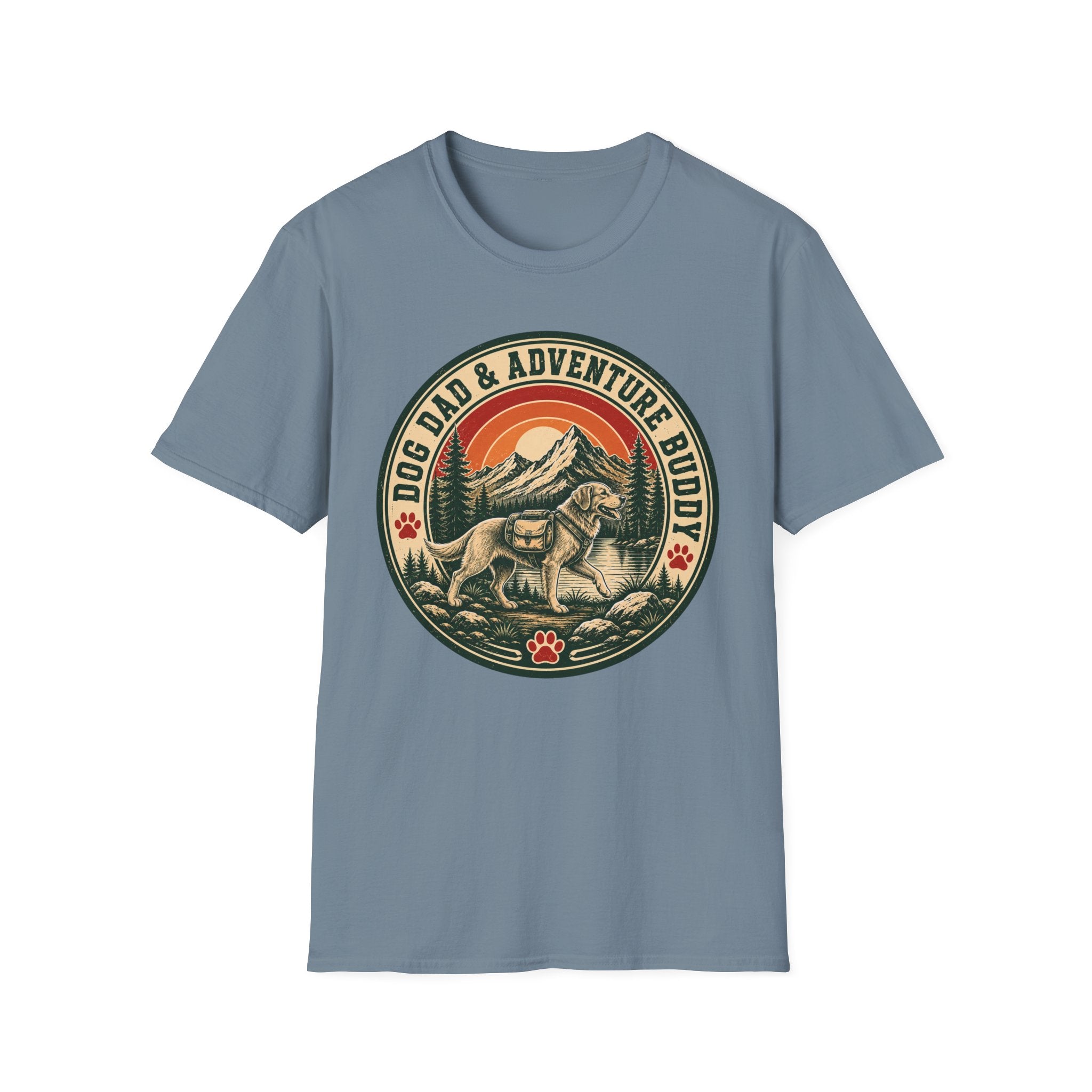 Dog Dad Adventure Buddy T-Shirt