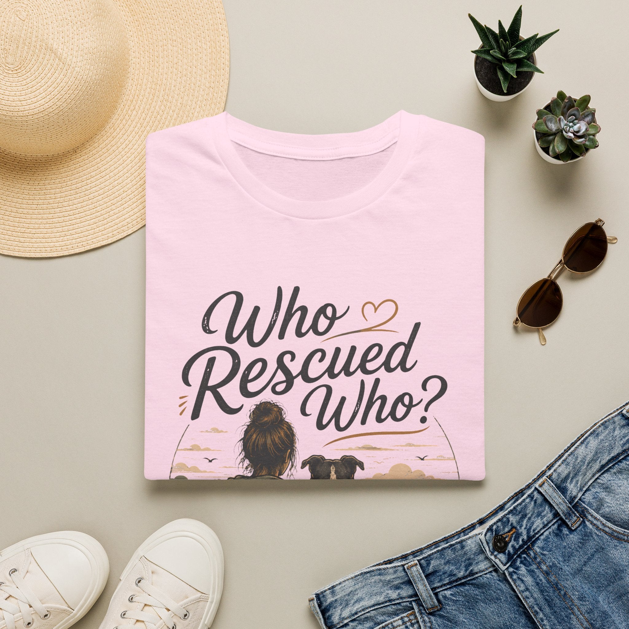 Who Rescued Who T-Shirt