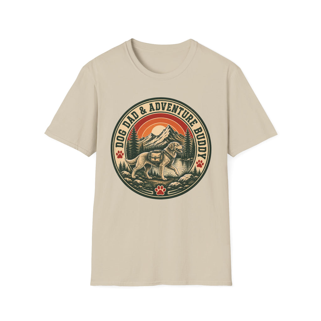 Dog Dad Adventure Buddy T-Shirt