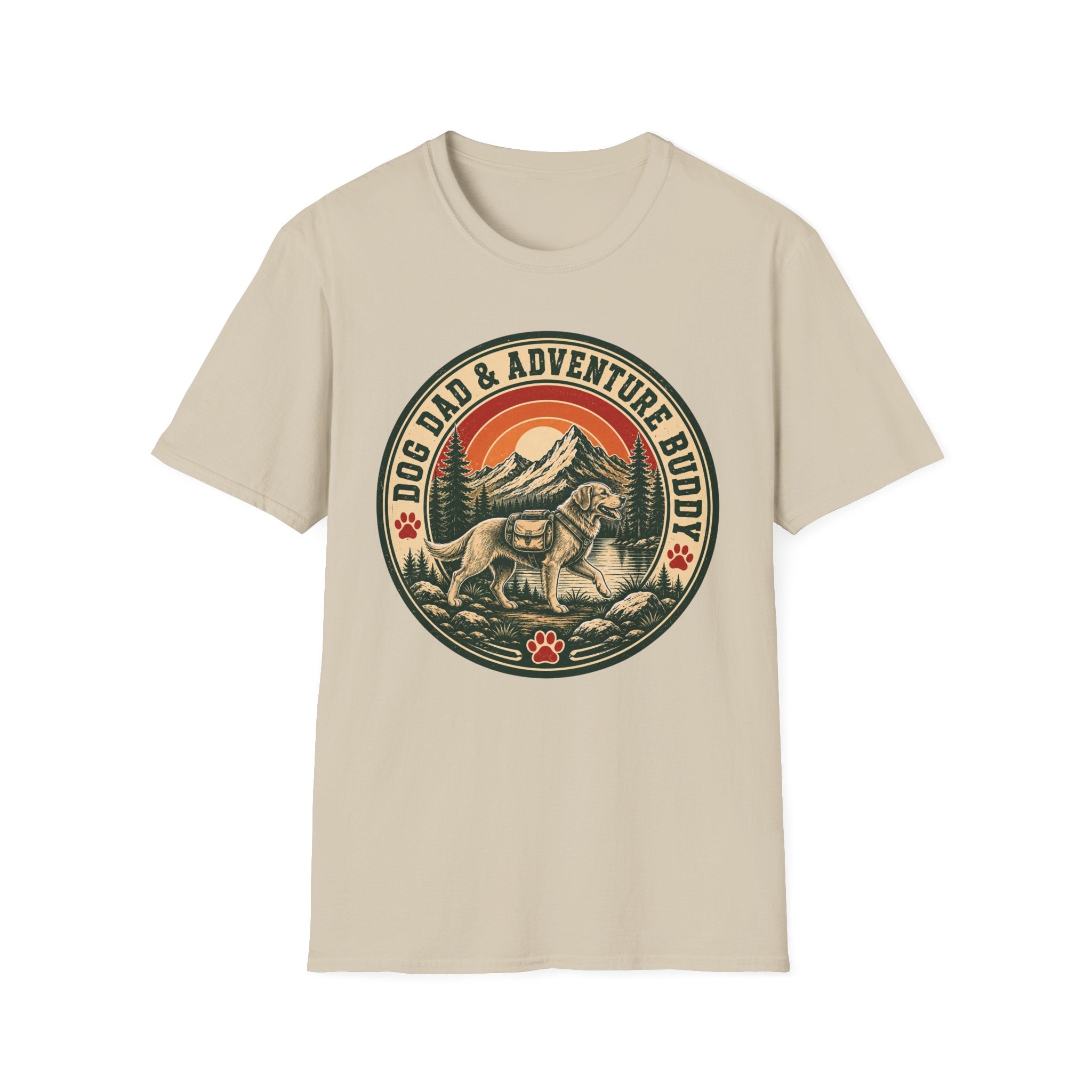 Dog Dad Adventure Buddy T-Shirt