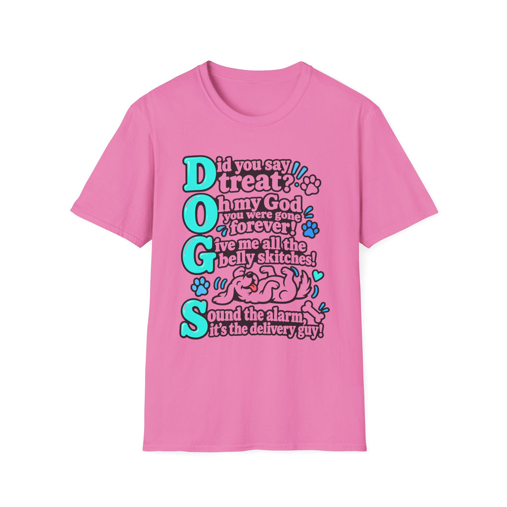 Teal DOGS   T-Shirt