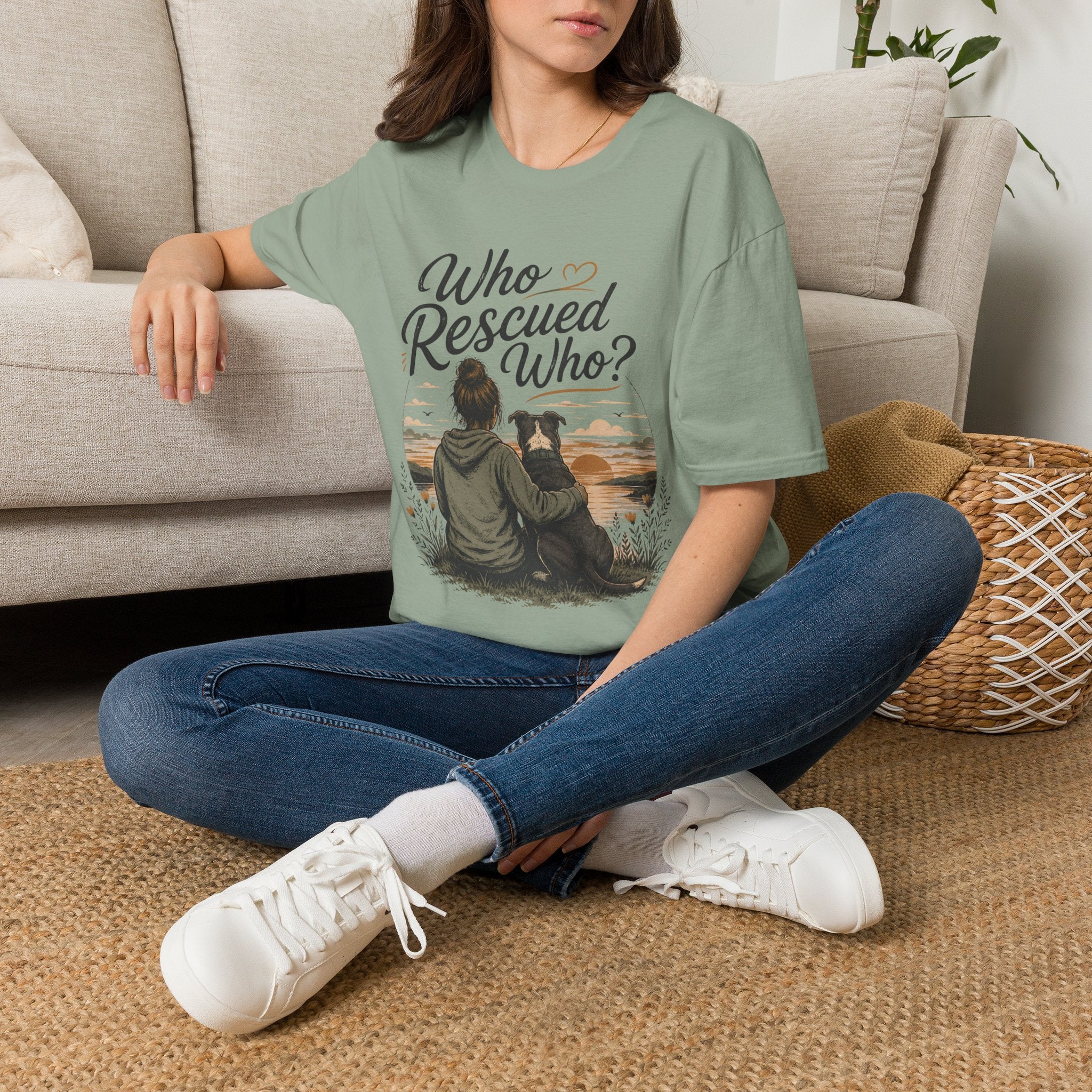 Who Rescued Who T-Shirt