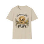 Golden Retriever My Therapist Has Four Paws T-shirt