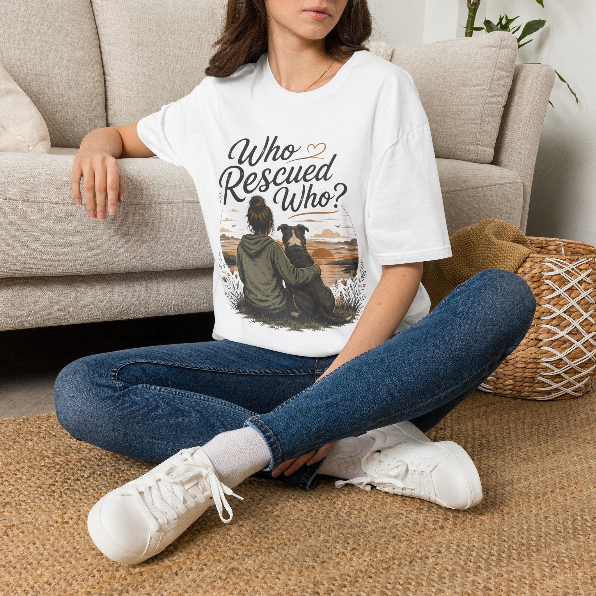 Who Rescued Who T-Shirt