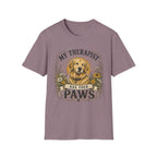 Golden Retriever My Therapist Has Four Paws T-shirt