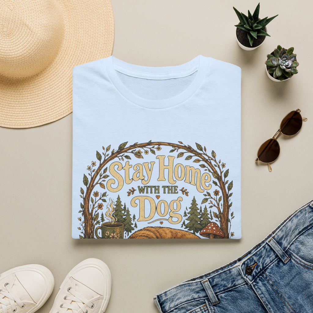 Stay Home With The Dog T-Shirt