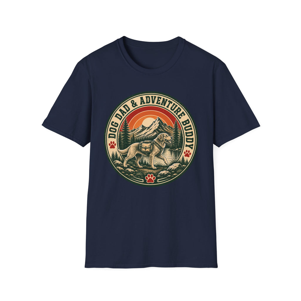 Dog Dad Adventure Buddy T-Shirt