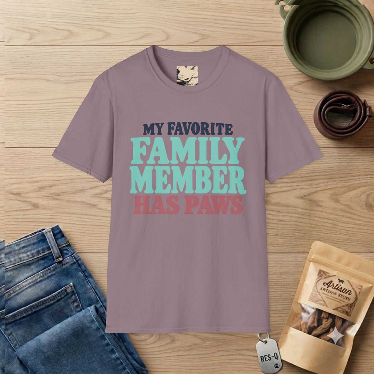Favorite Family Text T-Shirt