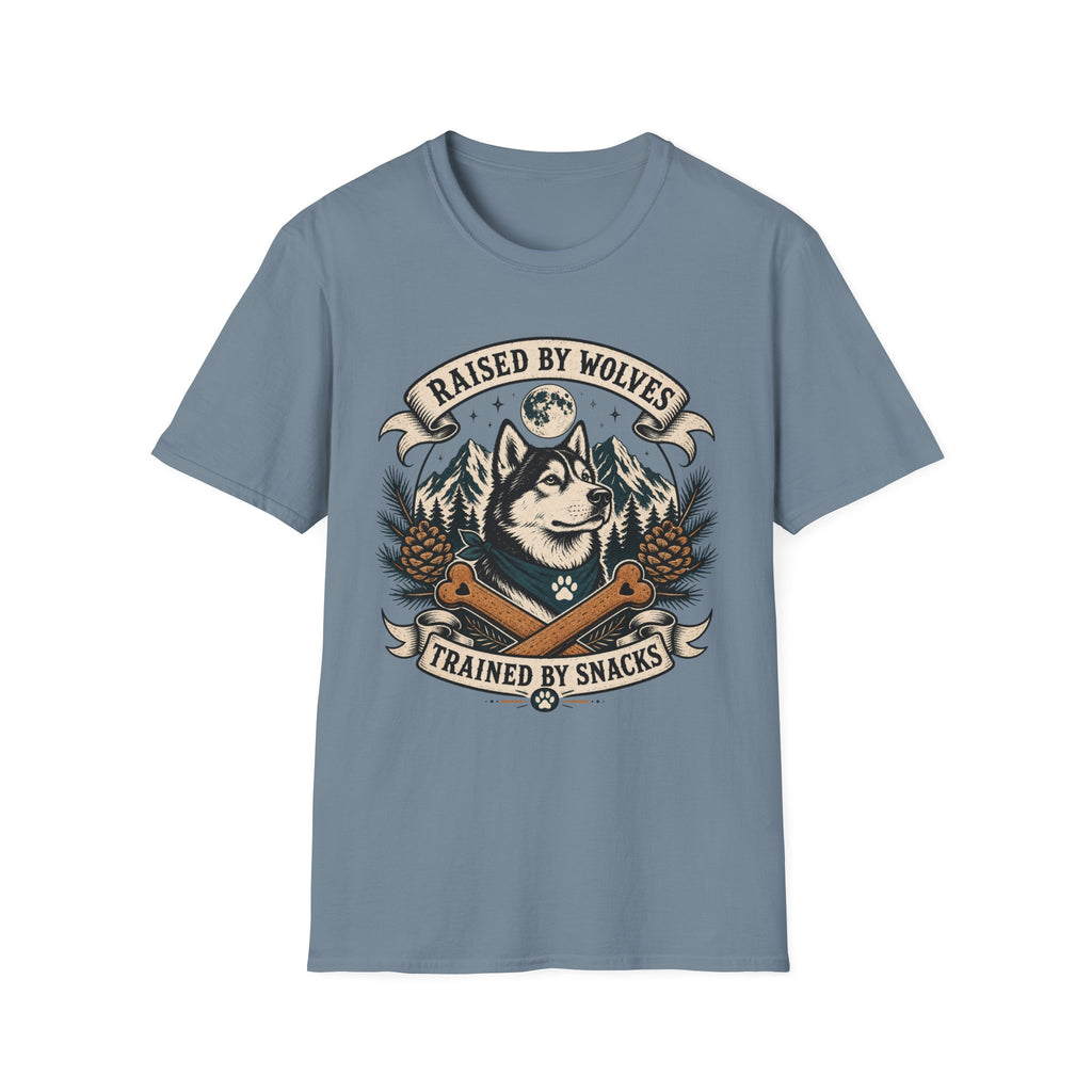 Raised By Wolves Trained By Snacks T-Shirt
