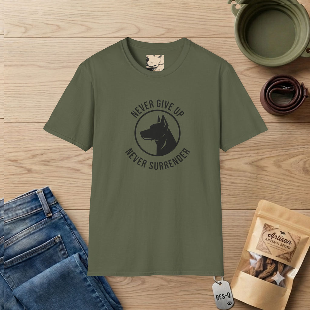 Never Give Up Never Surrender T-Shirt