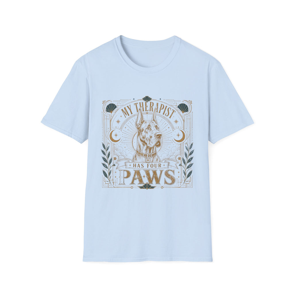 Great Dane My Therapist Has Four Paws T-Shirt