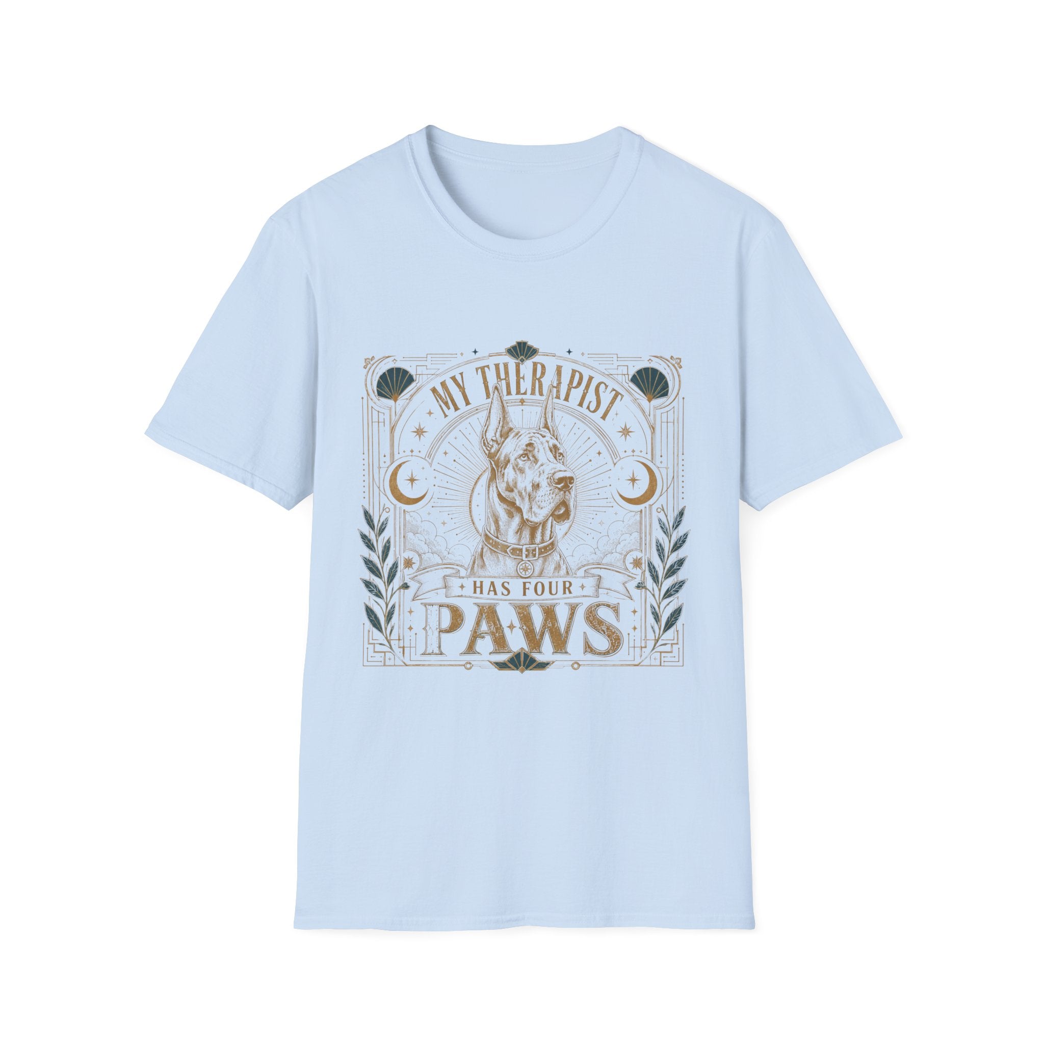 Great Dane My Therapist Has Four Paws T-Shirt