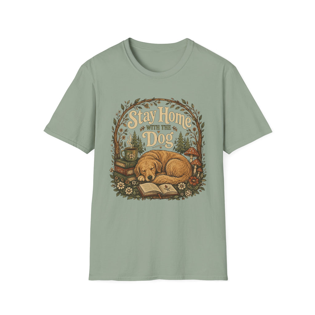 Stay Home With The Dog T-Shirt