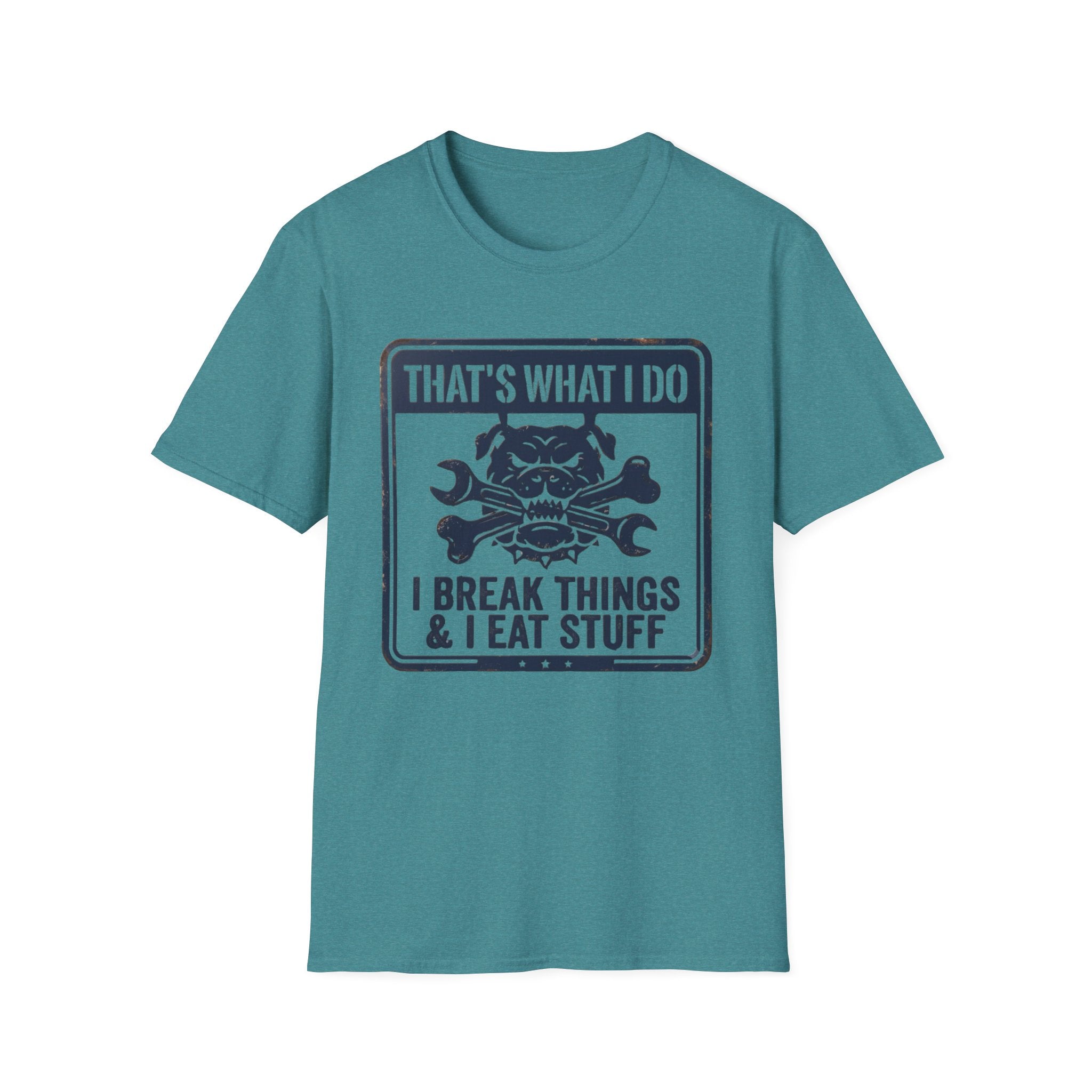 Retro That's What I Do I Break Things I Eat Stuff T-Shirt