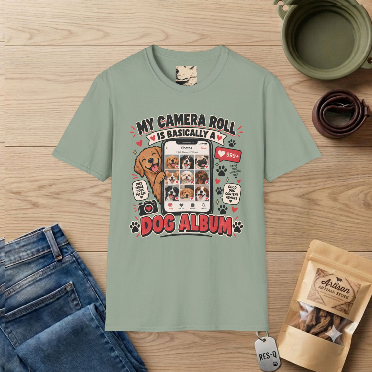Dog Album T-Shirt
