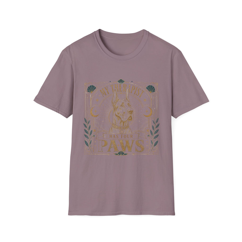 Great Dane My Therapist Has Four Paws T-Shirt