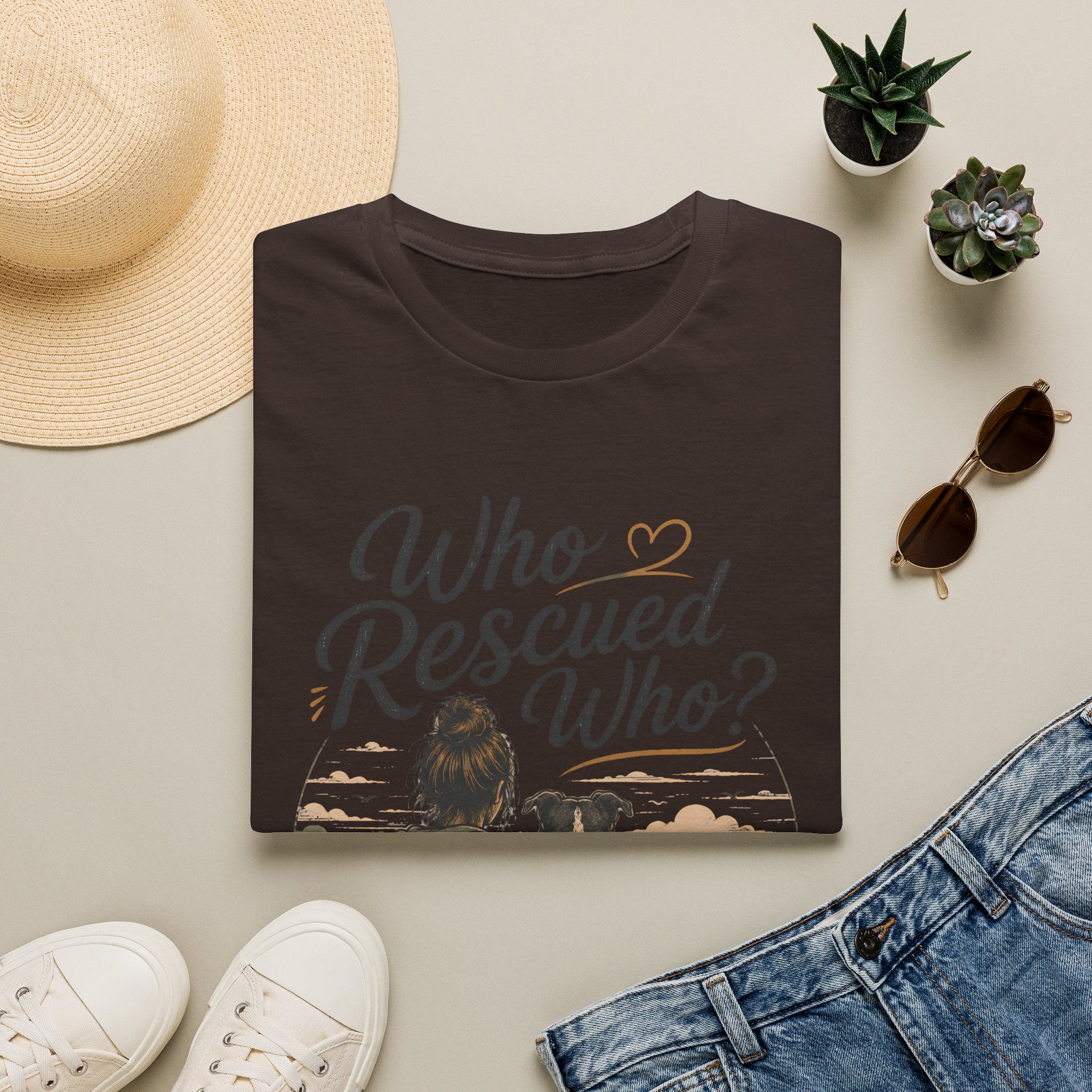 Who Rescued Who T-Shirt