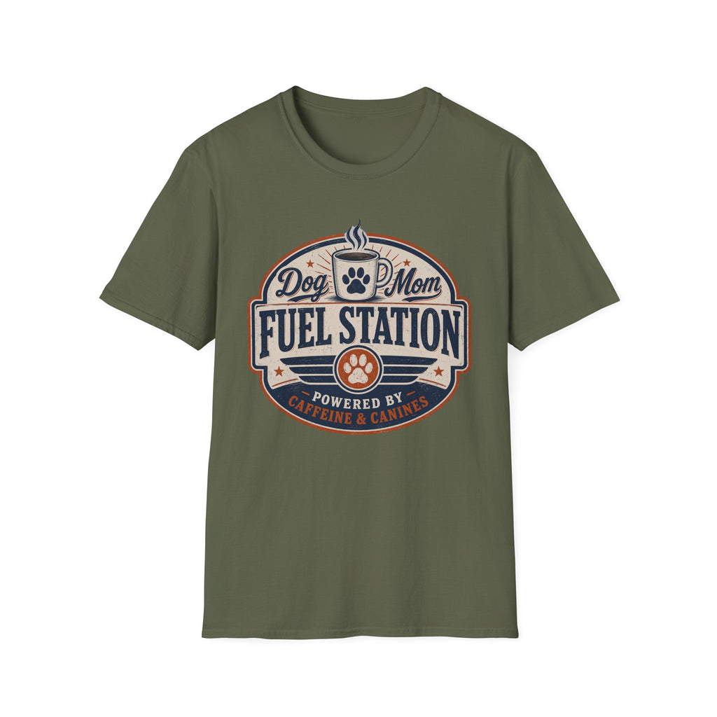 Dog Mom Fuel Station T-Shirt
